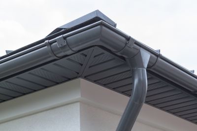 Gutter System on Roof